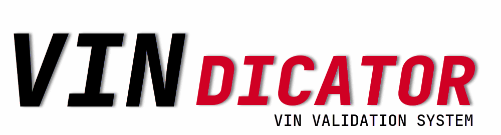 VINDICATOR - VIN Validation System